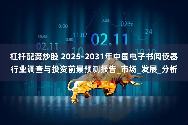 杠杆配资炒股 2025-2031年中国电子书阅读器行业调查与投资前景预测报告_市场_发展_分析